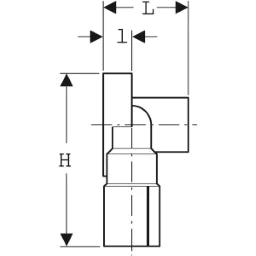 GEBERIT GE Mepla Soundproofing Set for Double Connection Angle 90 Deg. – 601.805.00.1