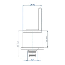 POLOPLAST PO Condensate Drain POLO-KAL DN 40 / 1/2" – 02357