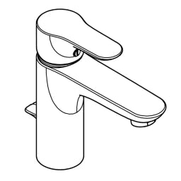 KLUDI Kludi Objekta WT-Einhebelmischer XL mit Ablaufgarnitur, chrom – 322600575