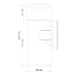 POLOPLAST PO Cleaning Pipe POLO-KAL XS DN 90 – 102347