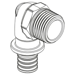 REHAU REHAU Winkelübergang RAUTITAN RX+ 25 - R 3/4 – 14563501001
