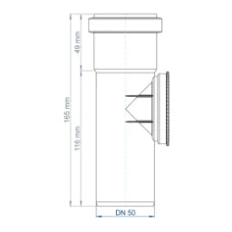 POLOPLAST PP Cleaning Pipe POLO-KAL NG DN 50 – 02342