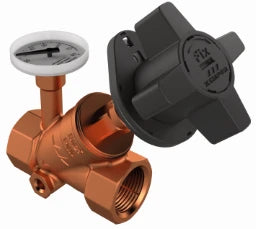 KEMPER KEMPER MULTI-FIX-PLUS Regulierventil manuell, m. Entlst., m. Therm., IG, DN15 – 1510601500