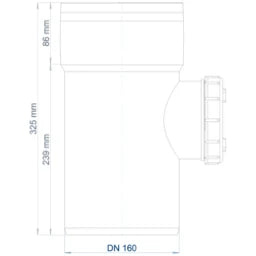 POLOPLAST PO Cleaning Pipe POLO-KAL XS DN 160 – 102346