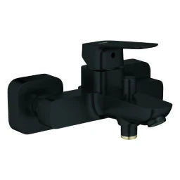 GROHE Grohe Cubeo Single-lever bath mixer, wall-mounted, matt black – 101813 243 0