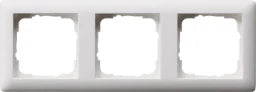GIRA Frame 3-gang Standard 55 pure white matt - 021304