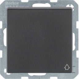 BERKER Q.x SSD with hinged cover, self-closing, anthracite, velvety – 47516066