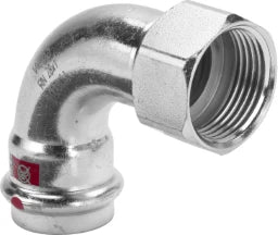 VIEGA Viega Elbow 90 Degree with SC Prestabo 1114.5 in 18mm x Rp1/2 Galvanized Steel – 601 317