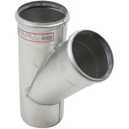 BLUECHER BLÜCHER EuroPipe Abzweiger 45 Grad für liegende Leitung, 1.4301, 75x75mm – 838.075.075