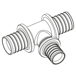 REHAU REHAU T-Stück RAUTITAN RX+ stabil 50 - 40 - 50 – 14600211001