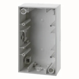 BERKER Surface-mounted housing 2-gang S.1 polar white, glossy – 10428989