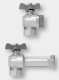 VOGEL&NOOT FLOORTEC Ball Valve Set Vertical 1" IG x 1" AG – FJAMVNP44F44V70