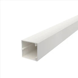OBO Wand- und Deckenkanal mit Bodenlochung 6 0x60x2000 Polyvinylchlorid reinweiß RAL – 6191193