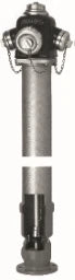 KRAMMER Euro2000 SGG-Überflurhydrant Fig.250 RW0 PN10/16 DN100 RD 1.5m BBA Kopf blau – 5018508