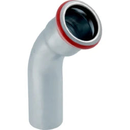 GEBERIT GE Mapress Carbon Steel Bend with Push-Fit End 45 deg. d18mm galvanized – 20703