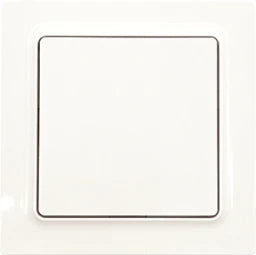 ELTAKO Wireless Pushbutton polar white glossy 55x55mm battery- and wire-free E-Design55 – 30055702