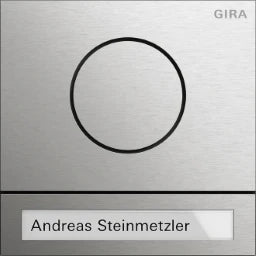 GIRA Door Station Module System 106 Stainless Steel – 5565920