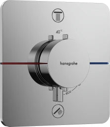 HANSGROHE HG Thermostat UP ShowerSelect Comfort Q Fertigset 2 Verbraucher chrom – 15583000