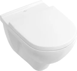 VILLEROY&BOCH V&B O.novo WC-Sitz weiß, Scharniere Edelstahl – 9M396101