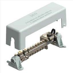 OBO Equipotential Busbar 217mm Brass Grey – 5015650