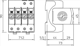 OBO CombiController V50 dreipolig mit NPE 28 0V – 5093526