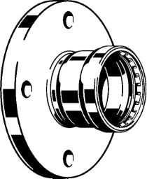 VIEGA Viega Flange with SC Megapress 4259.1XL in 3 inch Steel Zn-Ni coated – 751 906