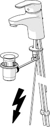 HANSA Hansa Mix WT-Mischer mit Ablaufgarnitur drucklos verchromt – 0113 1183