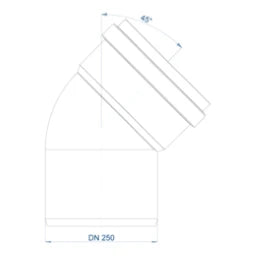 POLOPLAST PO Bogen POLO-KAL NG DN 250/45Grad – 02968
