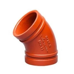 VICTAULIC Victaulic Elbow, Style 11, 45-degree, painted, 139mm – F0011M139ZZP000