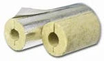 STEINBACHER Steinwool Mineral Wool Pipe Section Mineral Wool 2"- 60.3 20mm with Aluminum Foil non-combustible – 137384-000