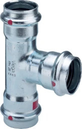 VIEGA Viega T-Stück mit SC Prestabo 1118 in 22x15x15mm Stahl verzinkt – 642 617