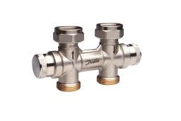 DANFOSS Danfoss dynamischer Hahnblock RLV-KDV für Ventil-HK G 3/4", Durchgang – 013G7873