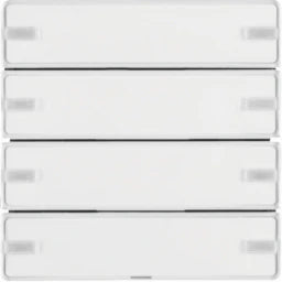 BERKER KNX Q.x Push-button sensor 4-gang comfort polar white velvet – 80144329