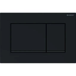 GEBERIT GE Betaetigungsplatte Sigma20 2-Mengen schwarz/schwarzmatt, square – 115.883.DW.1