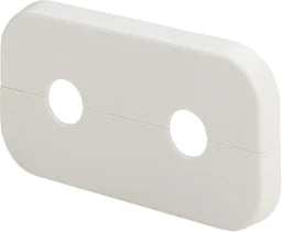 VIEGA Viega Double Rosette 1079.6 in 110x60x10x15mm Plastic white RAL 9010 - 135 959