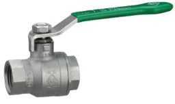 BEE G Ball Valve 2" FNPT 2pc 1.4408/PTFE PN25 DVGW Drinking Water Lever Handle - 00VOPLACF