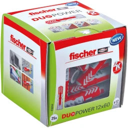 FISCHER DÜBEL Duopower 12 x 60 - VPE=25ST Duopower – 538253