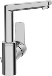HANSA Hansa Twist Waschtischmischer mit Vollhebel seitl.bed.mit Ablaufgarn.chrom – 0954 2203
