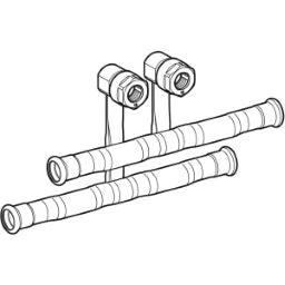 GEBERIT GE Mapress C-Stahl Hzk-Anschluss Set VL/RL m. EK-Klemmverschr. d18 x 15mm – 24046