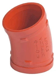 VICTAULIC Victaulic Elbow, Style 12, 22.5°, Painted, 60mm – F00120020ZZP00G
