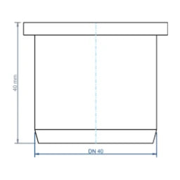 POLOPLAST PO End Cap POLO-KAL DN 40 – 02321