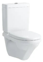 LAUFEN Laufen Moderna R Wall-mounted WC close-coupled 82054.9 rimless o.SPK white – H8205490000001