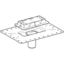 GEBERIT GE Flange Extension for CleanLine incl. Building Protection 243553 – 243.553.00.1