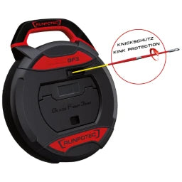 RUNPOTEC GF3 - Ø 3 mm without meter counter - 30 m cable pulling system for pipe diameter 10-50 mm - 10197