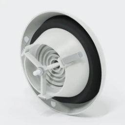 POLOPLAST PO Abluftventil POLO-KWL DN 100, Verteilsystem DN 75 – 02917