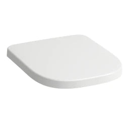 LAUFEN Laufen Meda WC seat with lid, detachable with soft-close, chrome-plated hinge, white – H8911130000001
