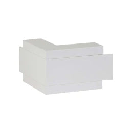 GGK BR3 Cill Duct Outer Corner 62x130/80 Pure White RAL 9010 – 12796