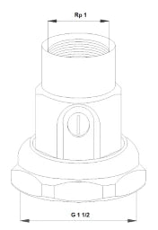 GRUNDFOS Garn.Grundfos Ball valves 1" Compl. 519806 – 519806