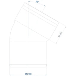 POLOPLAST PO Bend POLO-KAL XS DN 160/30Degree – 102161