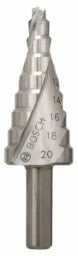 BOSCH POWER TOOLS Stufenbohrer HSS, 4 - 20 mm, 8 mm, 70,5 mm, 9 Stufen – 2 608 597 519
